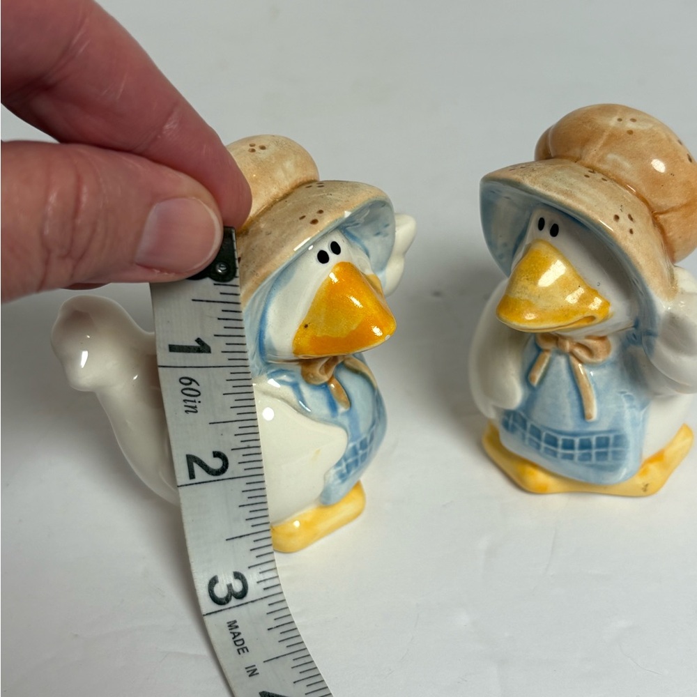 Charming Vintage Mrs. Goose Salt and Pepper Shakers - Picture 13 of 14